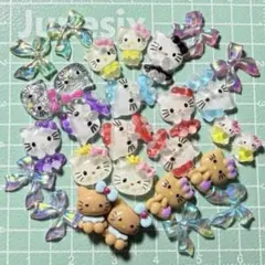 ネイルパーツ キティちゃん 詰め合わせ 28P キャラクター