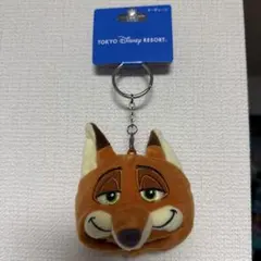 ディズニー　ズートピア　ニック　ファンキャップ　キーホルダー