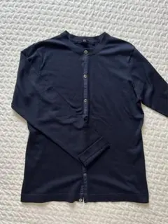 美品✨【45R】シルクカーディガン/ネイビーのサムネイル