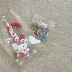 サンリオカラフルカラビナマスコットチャーム キティ　なかよしドロップ