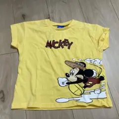 しまむら　ディズニー　ミッキーベビー半袖Tシャツ　ミッキー Tシャツ　保育園着
