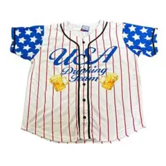 ベースボールシャツ　インポート　スポーツ　古着8Lbのサムネイル