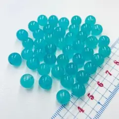 t170 天然石アマゾナイトシリカ アイスアマゾナイト丸玉 8mm10個 高品質
