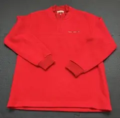 美品 CASTELBAJAC ジップアップ ニット ブルゾン レッド 2のサムネイル