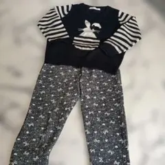 セーター　ニット　パンツ　ズボン　裏起毛