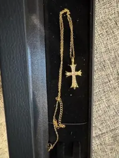 t*様 金メッキ 十字架ネックレス