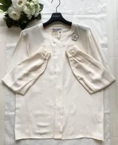 Salvatore Ferragamo✨シルクブラウス44