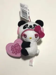 新品未使用!タグ付き！パンダハローキティ中華ロリータマスコット