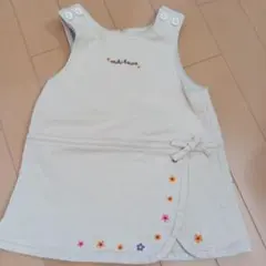 miki house ジャンバースカート ベージュ