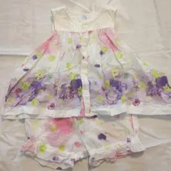 hakka baby 花柄ワンピースとパンツのセット 90サイズ