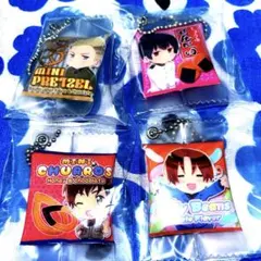 ガンバレ！中村くん！！ カラオケの鉄人 ストローチャーム4種セット＋