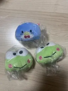 はぴだんぶいつかまりぬいぐるみバッジけろけろけろっぴ　タキシードサム3個セット