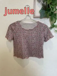 [美品]jumelle♡ショート丈トップス小花柄のサムネイル