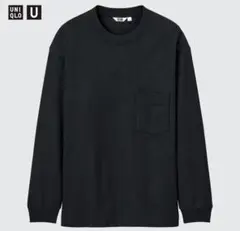 UNIQLO U クルーネックT 長袖 ブラック 3XL