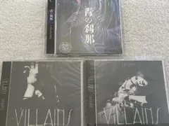 逹瑯 / 『青の刹那』『VILLAINS（2タイプ）』セット★ MUCC