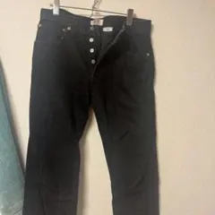 Levi's 501 ブラックデニムパンツ ストレート