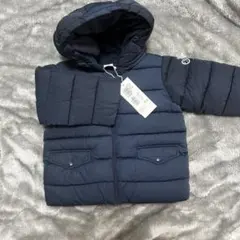 プチバトー　ネイビー フード付き