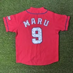 赤XL》デサントCARP広島東洋カープ丸佳浩9番ユニフォーム刺繍□応援