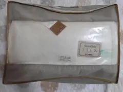 新品☆タグ付　国産品　シルク１００　大阪西川　 シングル毛布　ロイヤルスター