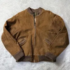 【希少70s】McGREGOR スエードレザー ボンバージャケット M 超短丈