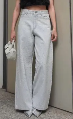 EIMY ISTOIRE / drop patternデニムパンツ