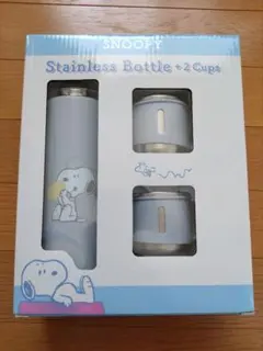 スヌーピー　ステンレスボトル　カップセット