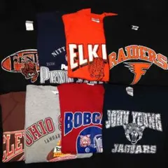 アメフトプリント スウェット  トレーナー アメカジ