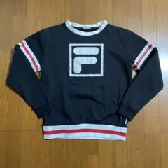 裏起毛で温かい！ラクに着れて便利！FILA フィラ スウェットトレーナー