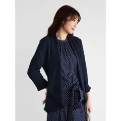 Vin NAVY ショールカラージャケット ダークネイビー