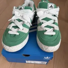 adidas ADIMATIC 緑色 スニーカー US9 27cm