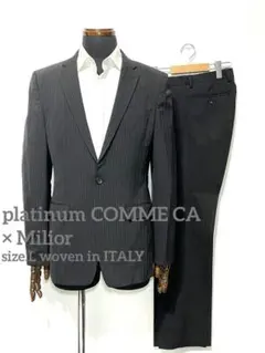platinum COMME CA◇イタリア製Milior生地◇メンズスーツ