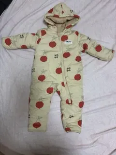 ホーガンマーキーズ　フード付きロンパース 95cm 赤い花柄