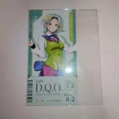 グノーシア　コラボカフェ本舗　D.Q.O.　ユーリ　特典　チケット風　カードのサムネイル
