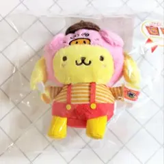ブタメン×サンリオキャラクターズ　マスコットキーホルダー　ポムポムプリン