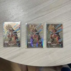 fb09 黄 デッキパーツ ベクウ×1 孫悟空/ベジータ×1 悪鬼を討つ戦士×2