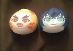 煉獄杏寿郎　嘴平伊之助おまんじゅうにぎにぎマスコット　セット