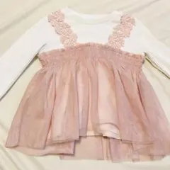 100cm アプレ 長袖シャツ