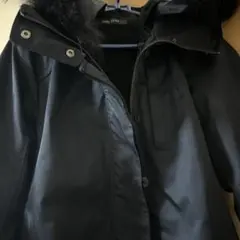 スコットクラブ　ネイビー フード付きコート