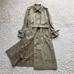 バーバリー トレンチコート ライナー ノバチェック ベルト マキシ丈 M相当