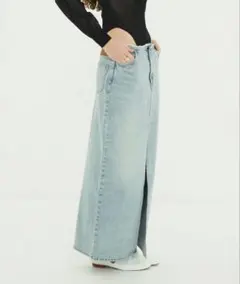 CLANE クラネ CENTER SLIT DENIM SKIRT サイズ2