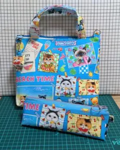 ピ*コ様 コヤンイサムチョン　持ち手バッグ　ペンケース　チャーム　セット　ファス