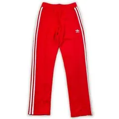 古着 adidas アディダス トラックパンツ ベッケンバウアー オレンジ XL