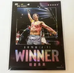 RIZIN ライコレ RIZINカード 朝倉未来 - メルカリ