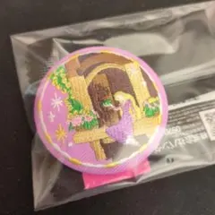 ディズニー　塔の上のラプンツェル　刺繍缶バッジ　ビスケット2