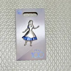 ディズニー100周年 アリス ピンバッジ