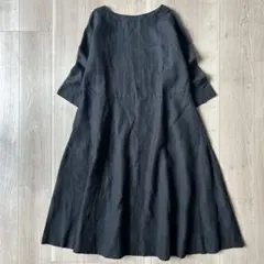 conges payes ADIEU TRISTESSE リネンワンピース 黒