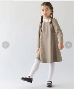 BEAMS セレモニーワンピース 120 ベージュ