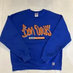 BEN DAVIS 長袖トップス　トレーナー　スウェット　綿混　ブルー　M