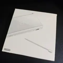 【ジャンク】ニンテンドーDS lite クリスタルホワイト　箱説付