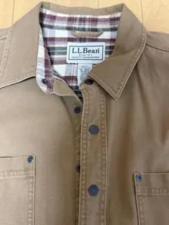 L.L.Bean ブラウン ボタンアップシャツ